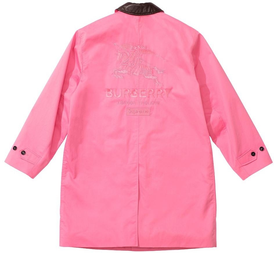 Supreme®/Burberry® Leather Collar Trench view 18